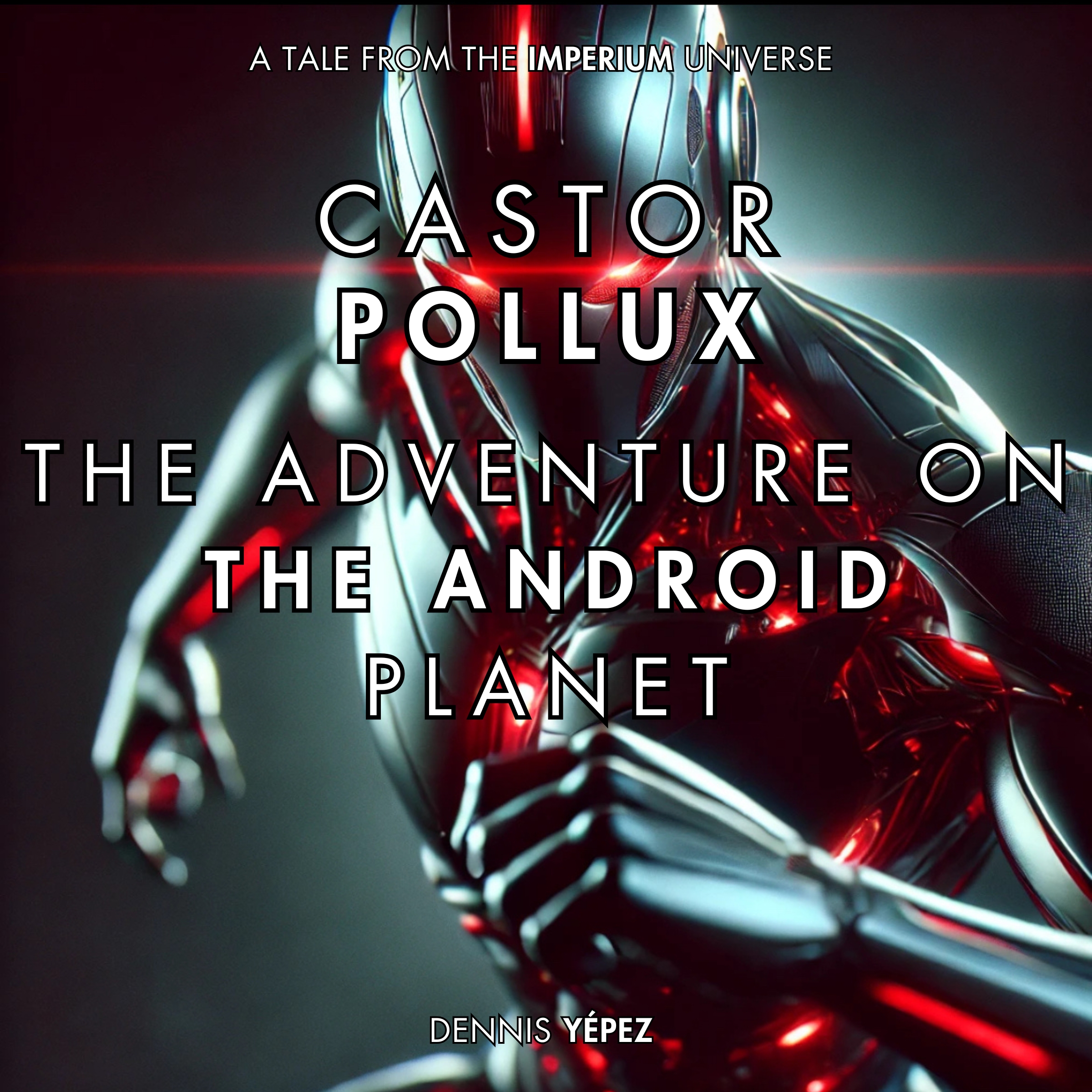 Castor Pollux Audiobook - The Adventure on the Android Planet - Sci-fi pulp hero cover art