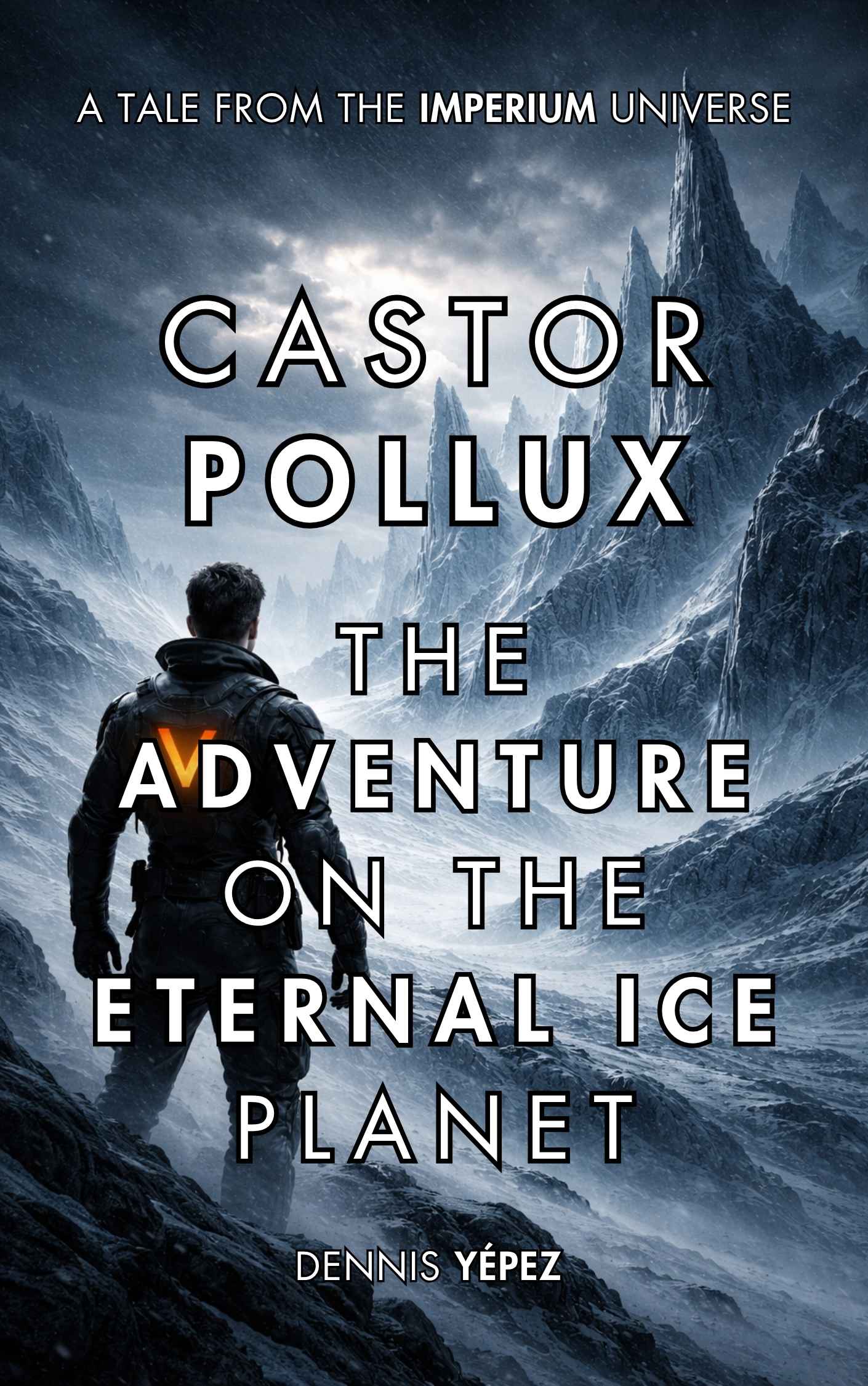 Castor Pollux Book 5 The Adventure on the Eternal Ice Planet cover sci fi pulp novel frozen world